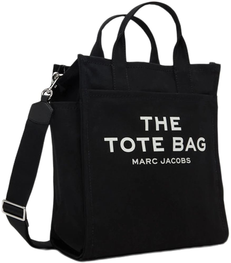 Marc Jacobs The Functional Tote Bag Black/White in Cotton Canvas with ...