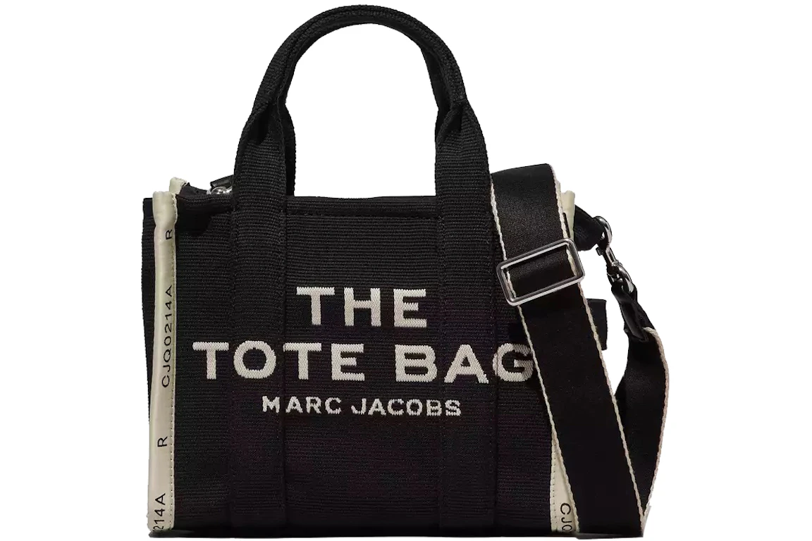 Marc Jacobs The Jacquard Tote Bag Mini Black