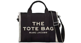 The Marc Jacobs The Jacquard Tote Bag Small Black