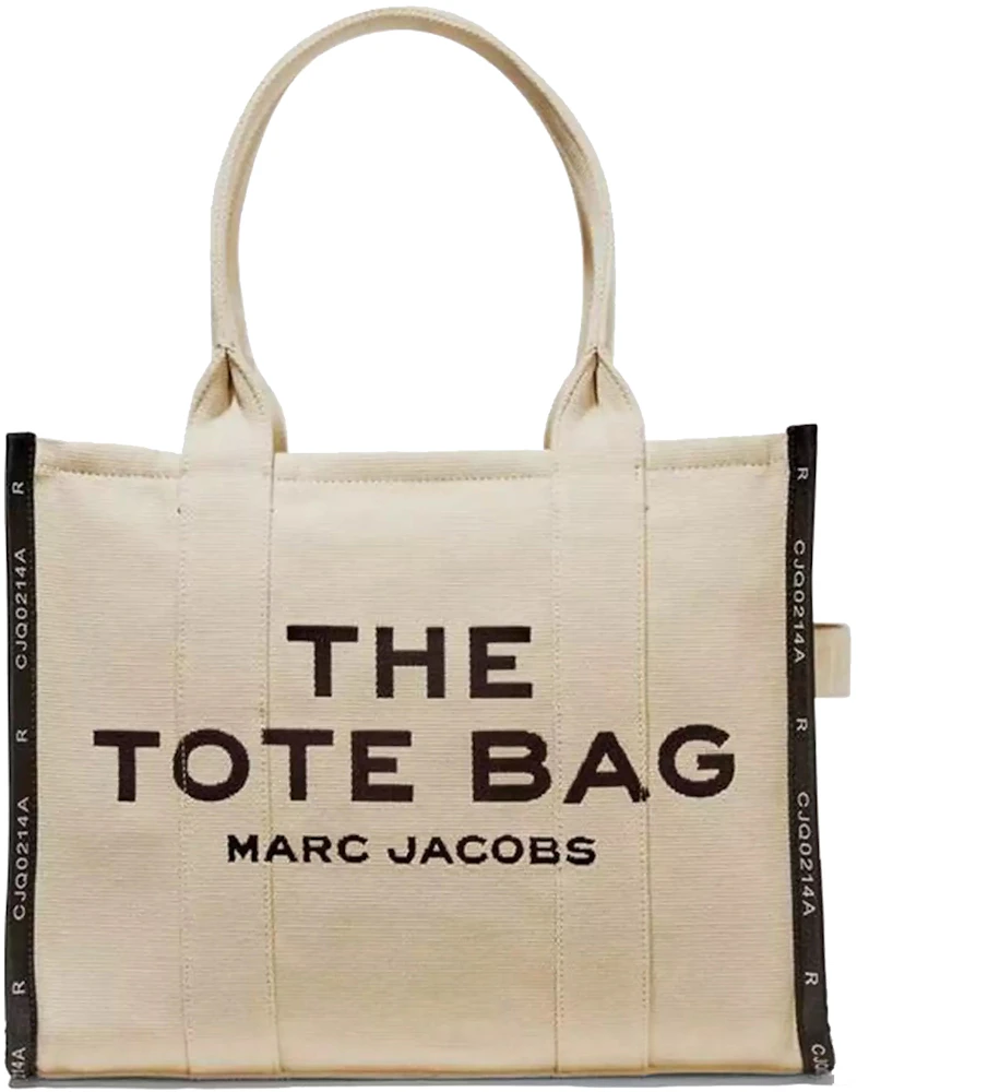 Marc Jacobs The Jacquard Tote Bag Large Warm Sand in Cotton/Polyester - US