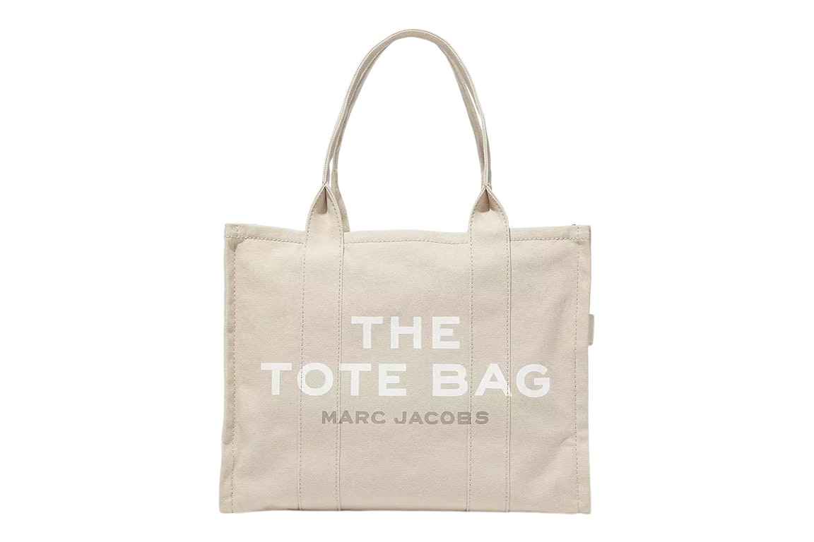 Pre-owned Marc Jacobs The Large Tote Bag Beige