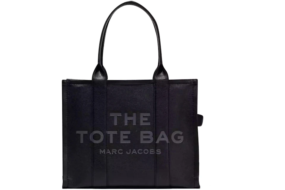 The Marc Jacobs The Leather Tote Bag Large Black