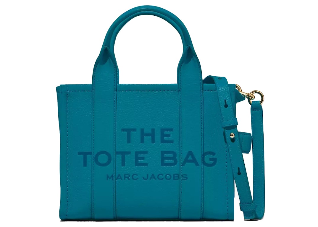 Pre-owned The Marc Jacobs The Leather Tote Bag Mini Barrier Reef