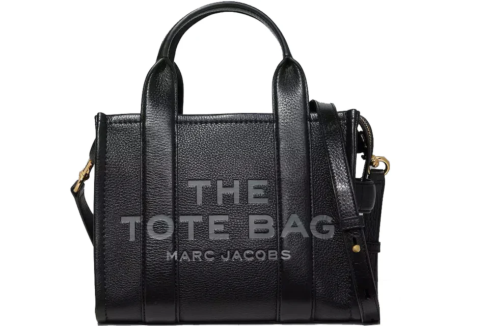Marc Jacobs The Leather Tote Bag 小型黑色