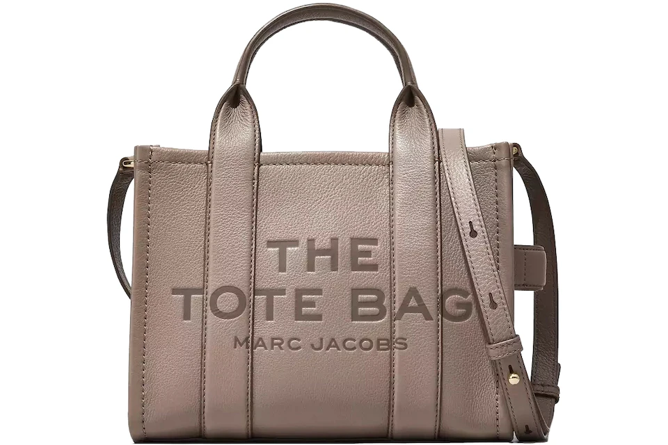 The Marc Jacobs The Leather Tote Bag Mini Cement