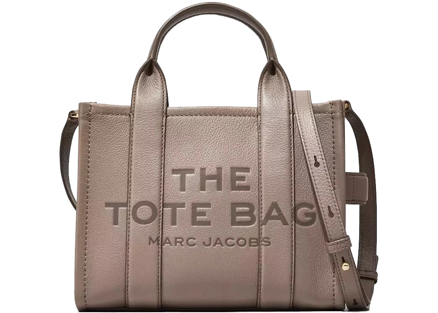 The J Marc Leather Shoulder Bag in Beige - Marc Jacobs