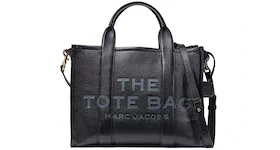 Marc Jacobs The Leather Tote Bag Medium Black