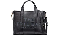 The Marc Jacobs The Leather Tote Bag Small Black