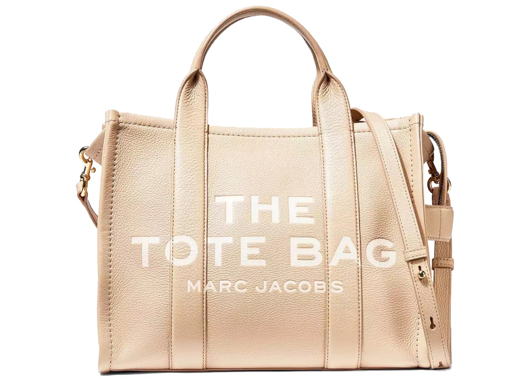 Pre-owned The Marc Jacobs The Leather Tote Bag Small Twine