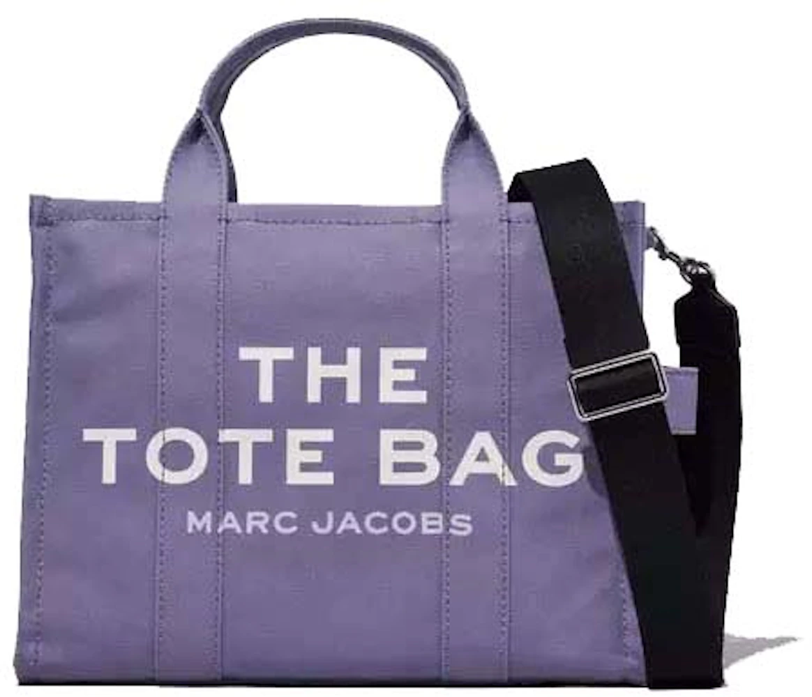 Marc Jacobs The Medium Tote Bag Daybreak in Cotton/Leather with Silver-tone  - US