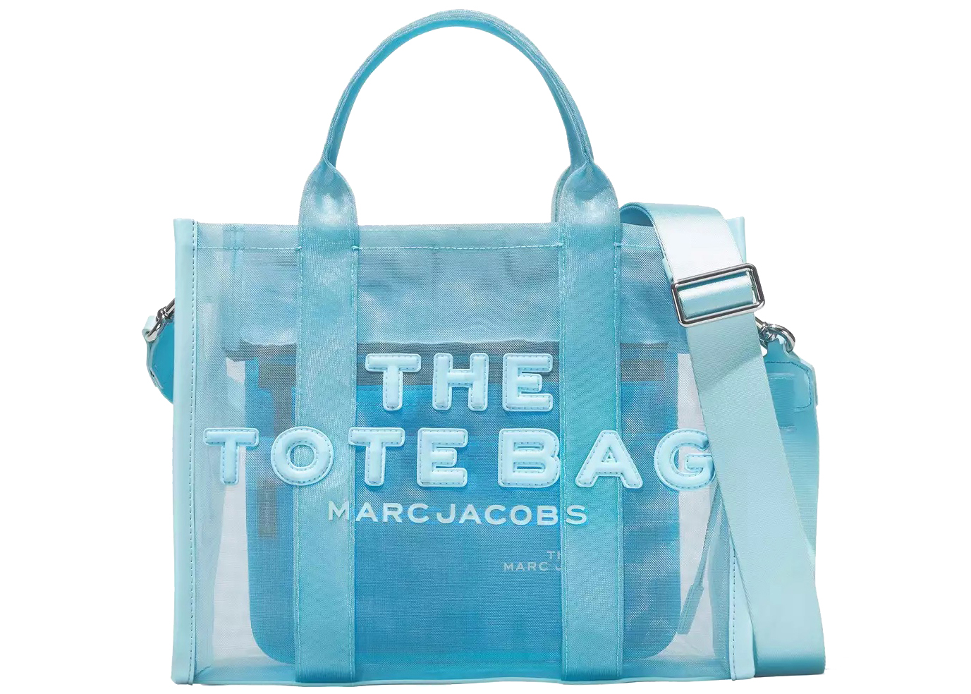 Marc Jacobs The Mesh Tote Bag Medium Pale Blue