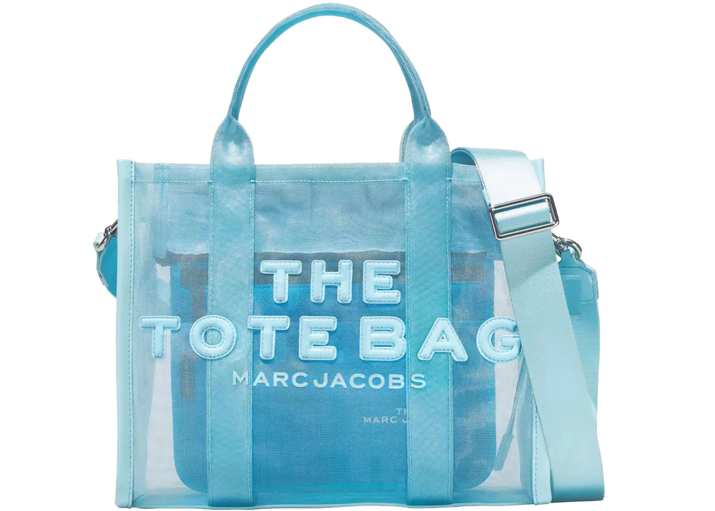Marc Jacobs The Mesh Tote Bag Medium Pale Blue