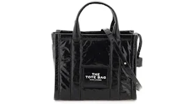 Marc Jacobs The Shiny Crinkle Medium Tote Bag Black