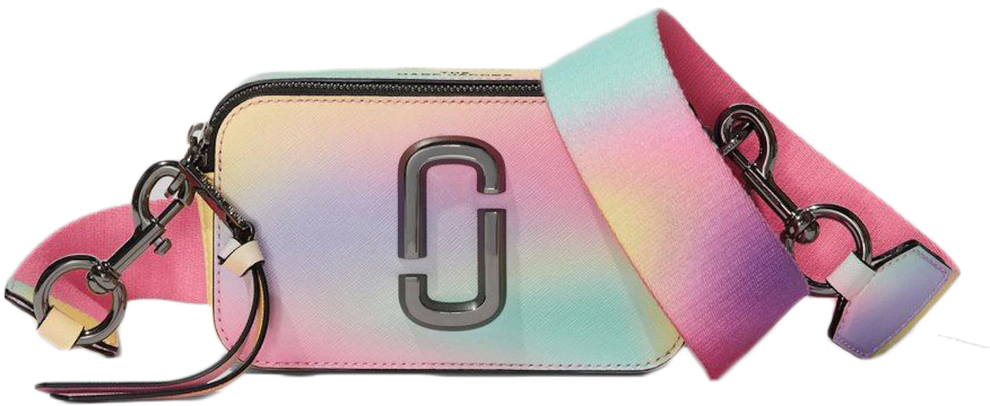 The Marc Jacobs The Snapshot Tart Pink Multi in Saffiano Leather