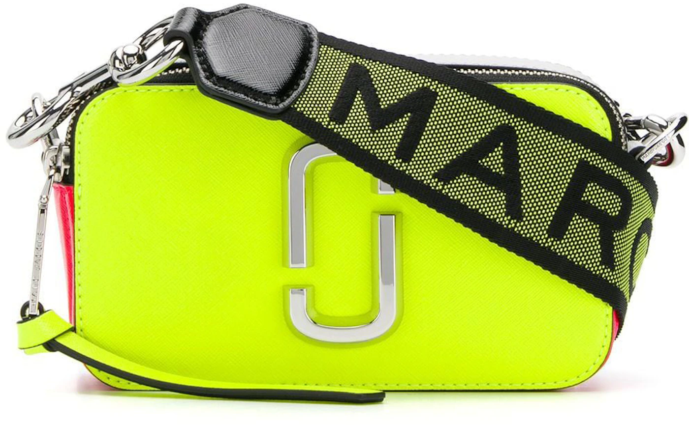 The Marc Jacobs The Snapshot Bright Yellow Multi in Saffiano