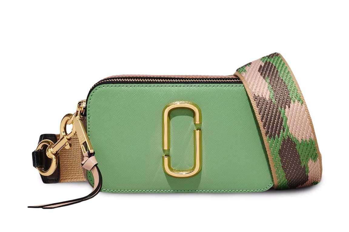 Pre-owned The Marc Jacobs Marc Jacobs The Snapshot Camera Bag Aspen Green/brown