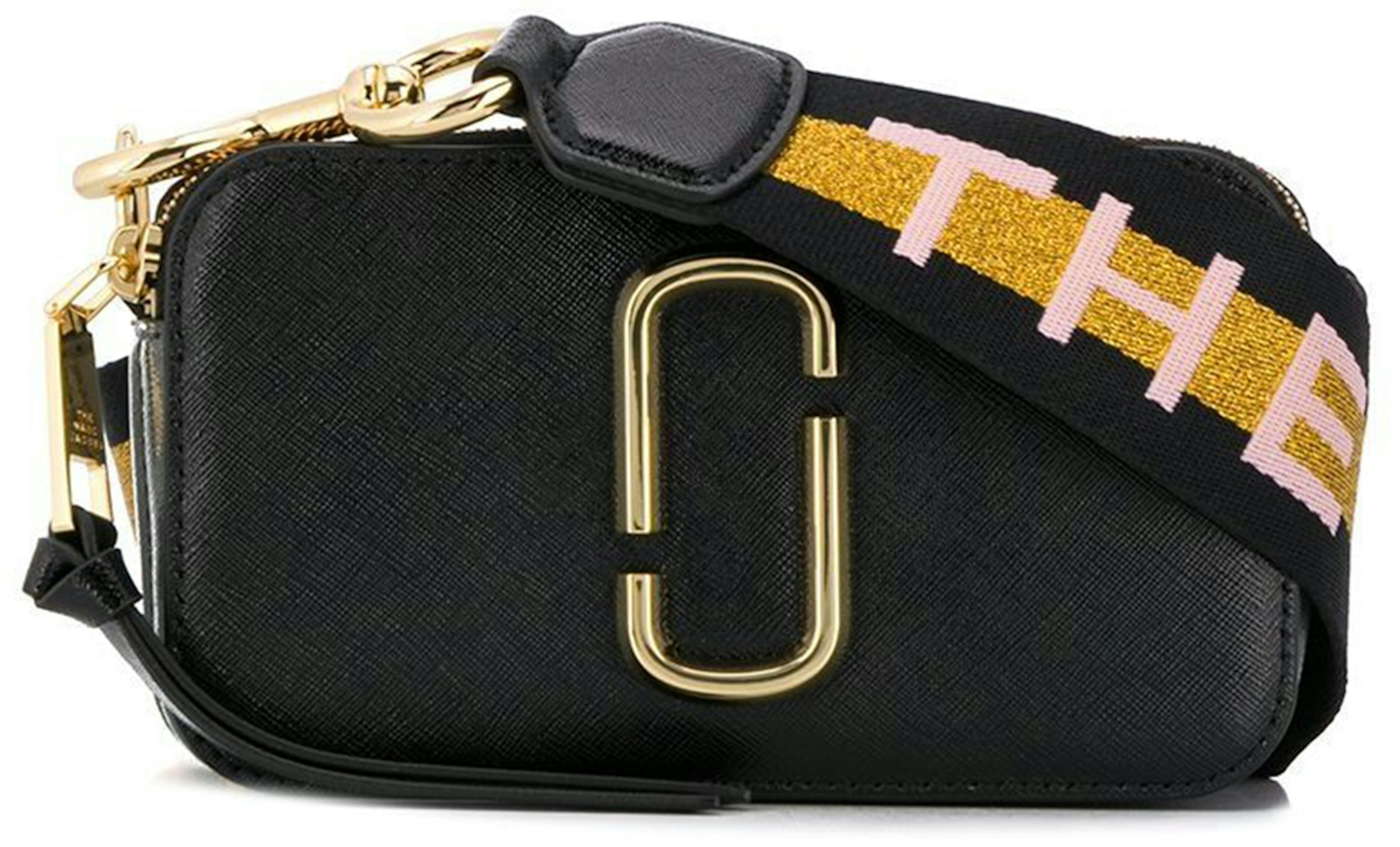 Marc Jacobs The Snapshot Camera Bag Black/Multi in Leather with Gold-tone -  US