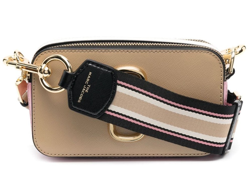 Marc Jacobs The Snapshot Camera Bag Sand Beige Light Pink