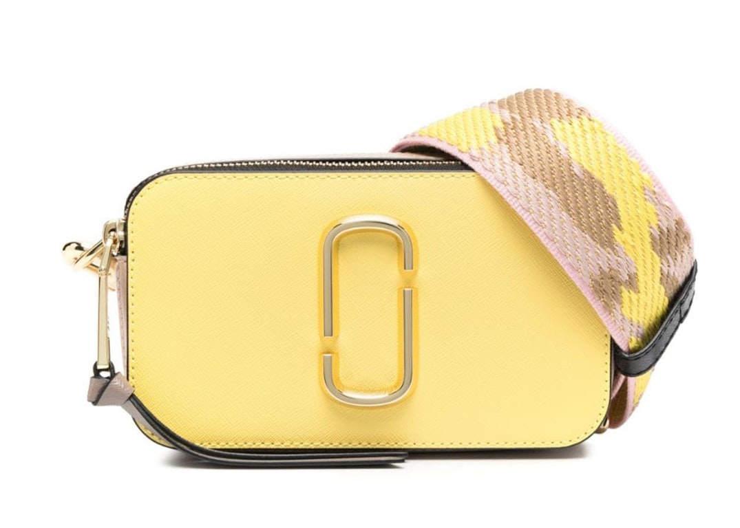 Pre-owned The Marc Jacobs Marc Jacobs The Snapshot Camera Bag Yellow/brown/pink