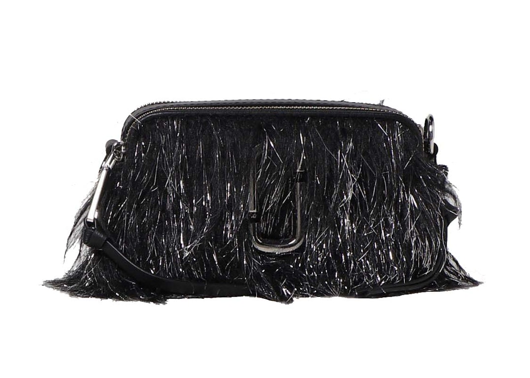 Pre-owned Marc Jacobs The Snapshot Creature Camera Bag Black/siver