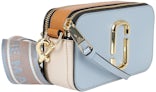 Snapshot leather crossbody bag Marc Jacobs Blue in Leather - 37626993