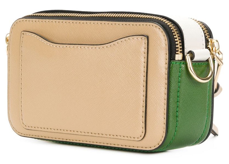 Marc Jacobs The Snapshot Crossbody Bag Multicolor in Leather with Gold