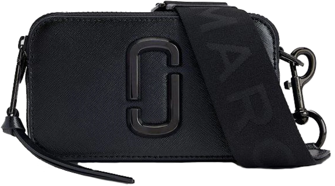 The Marc Jacobs The Snapshot DTM Black in Saffiano Leather with Black ...