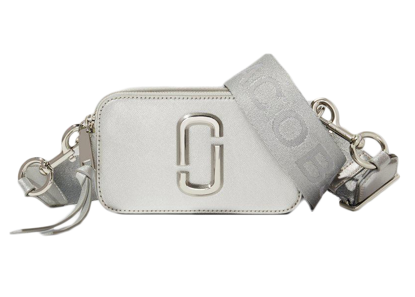 The Marc Jacobs The Snapshot DTM Metallic Silver in Saffiano ...