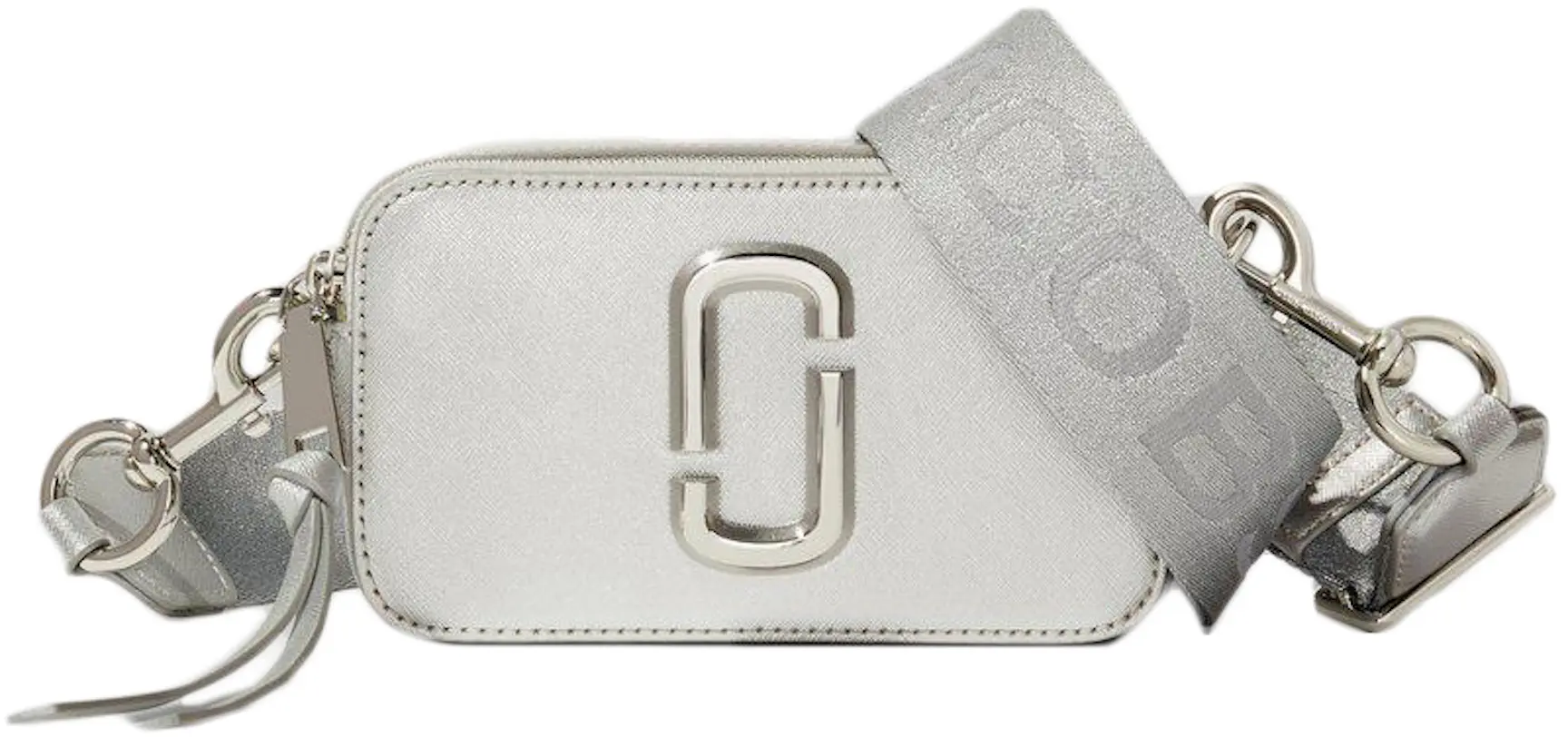 The Marc Jacobs The Snapshot DTM Metallic Silver in Saffiano Leather ...