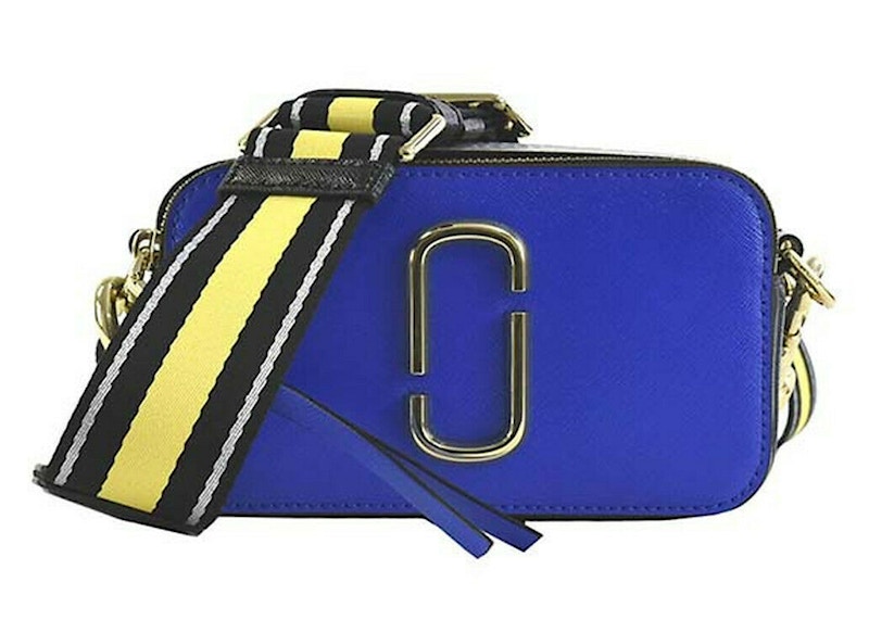 The Marc Jacobs The Snapshot Dazzling Blue Multi in Saffiano ... The Marc Jacobs The Snapshot Dazzling Blue Multi in Saffiano ...