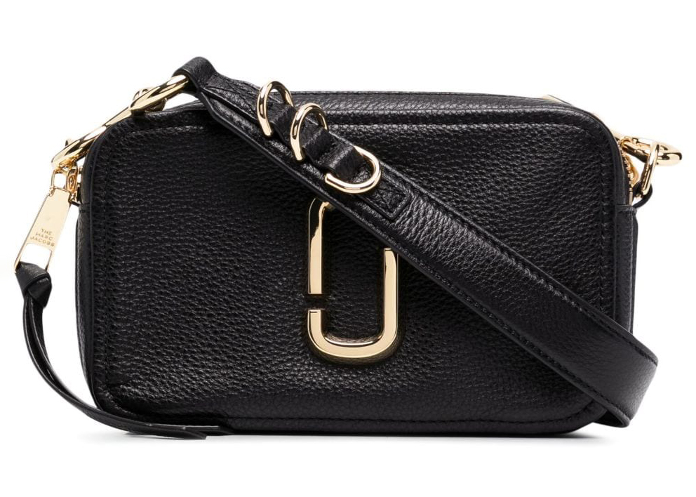 Marc Jacobs The Softshot 21 Crossbody Bag Black in Leather with ...