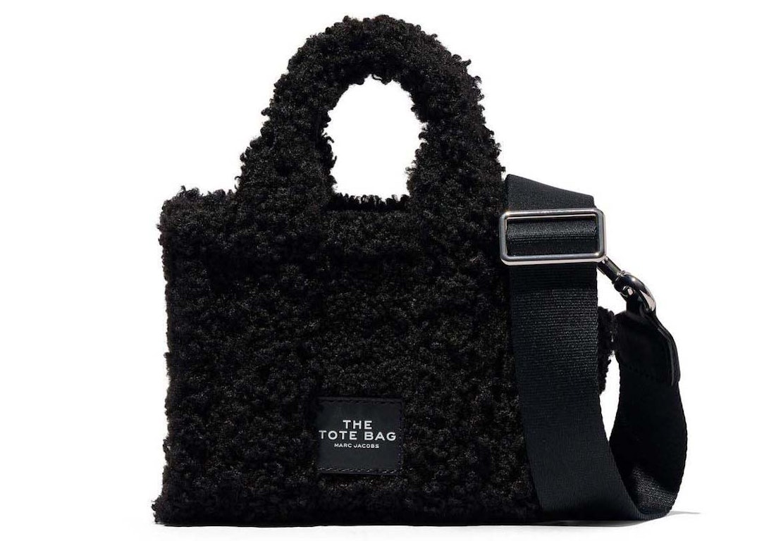 Pre-owned Marc Jacobs The Teddy Micro Tote Black