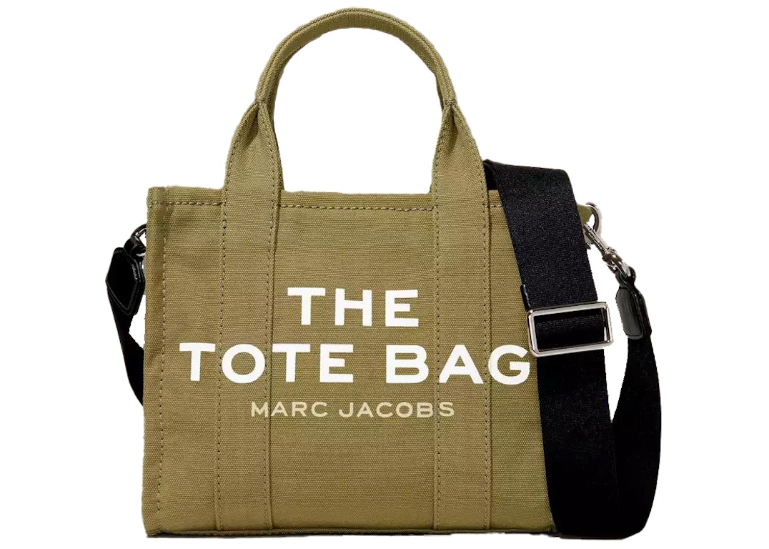 Pre-owned The Marc Jacobs The Tote Bag Mini Slate Green