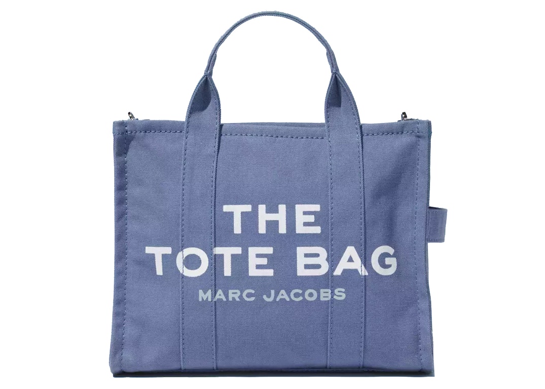 Pre-owned The Marc Jacobs The Tote Bag Small Blue Shadow