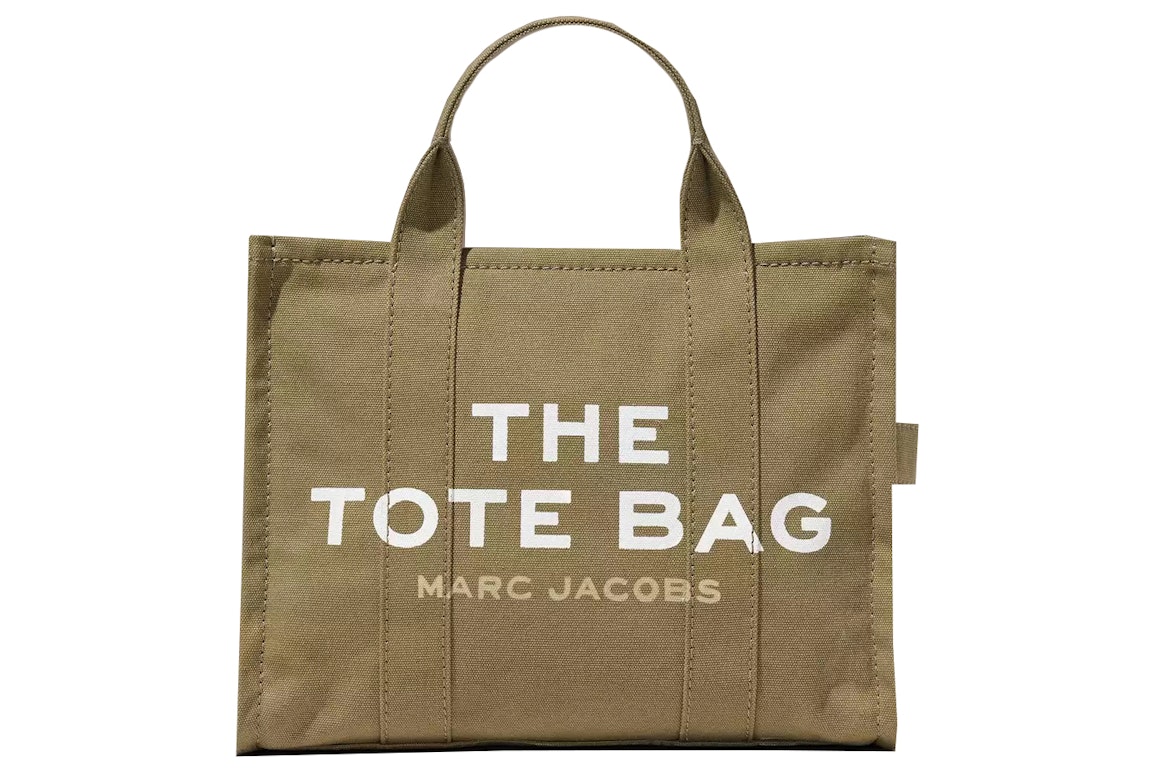 Pre-owned The Marc Jacobs The Tote Bag Small Slate Green