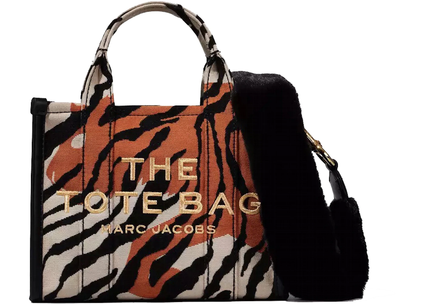 Marc Jacobs The Year of the Tiger Tote Bag Small Jacquard Tiger Stripe ...
