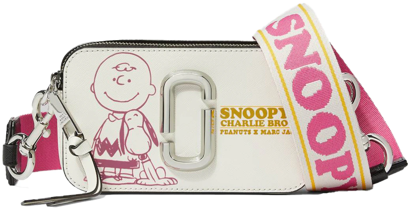 MARC JACOBS Snoopy Collaboration Snapshot Camera Bag Shoulder Bag BLUE MULTI