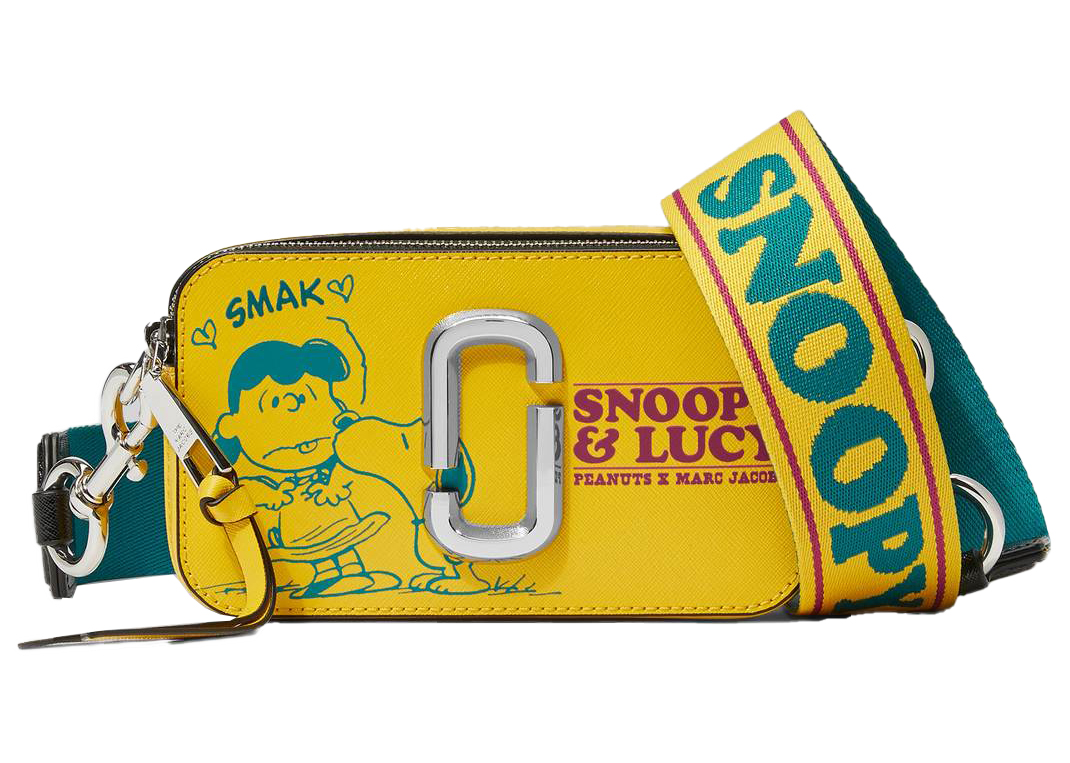 Marc Jacobs x PEANUTS Snoopy & Lucy The Snapshot Yellow in