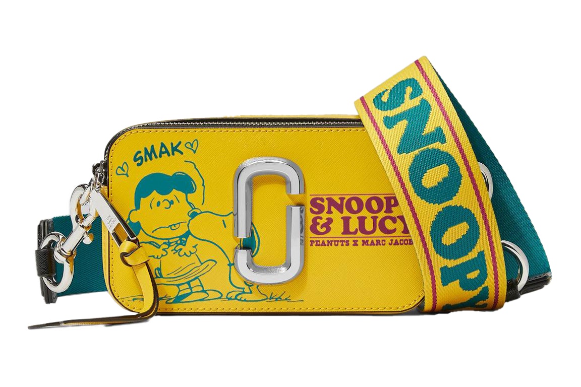 Pre-owned The Marc Jacobs Marc Jacobs X Peanuts Snoopy & Lucy The Snapshot Yellow