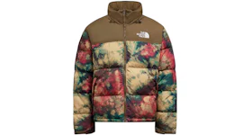 The North Face 1996 Printed Retro Nuptse 700 Fill Packable Jacket Antelope Tan Ice