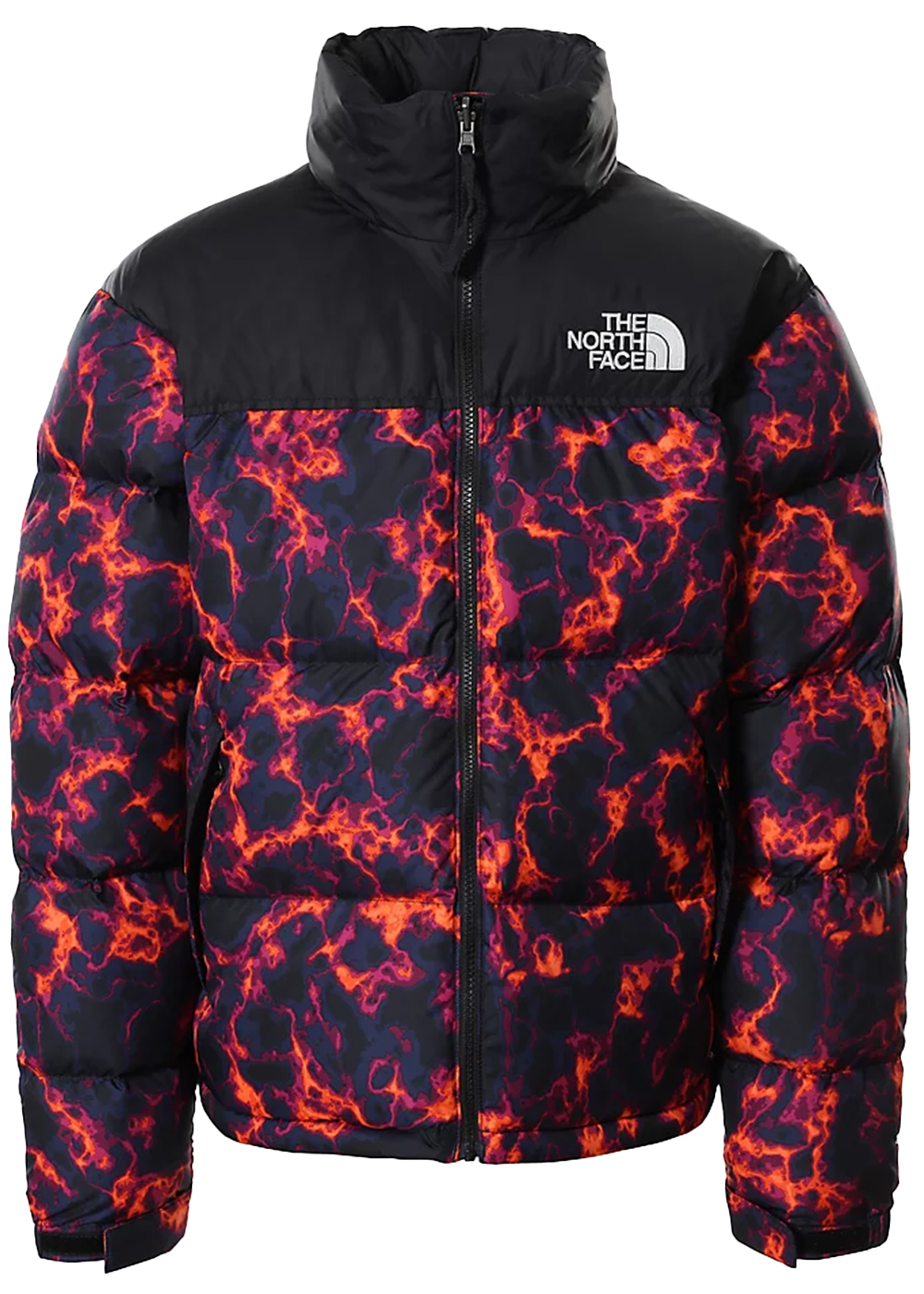 The North Face 1996 Printed Retro Nuptse 700 Fill Packable Jacket TNF Black  Marble Camo Print