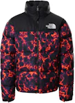 The North Face 1996 Printed Retro Nuptse 700 Fill Packable Jacket TNF Black Marble Camo Print