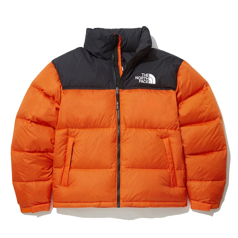 North face 2025 nuptse jacket orange