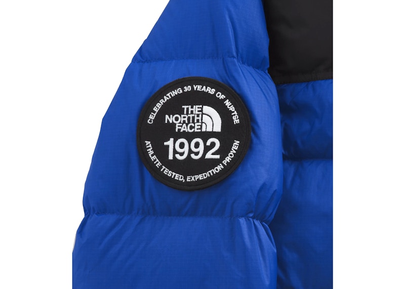 North face 1992 hot sale nuptse blue