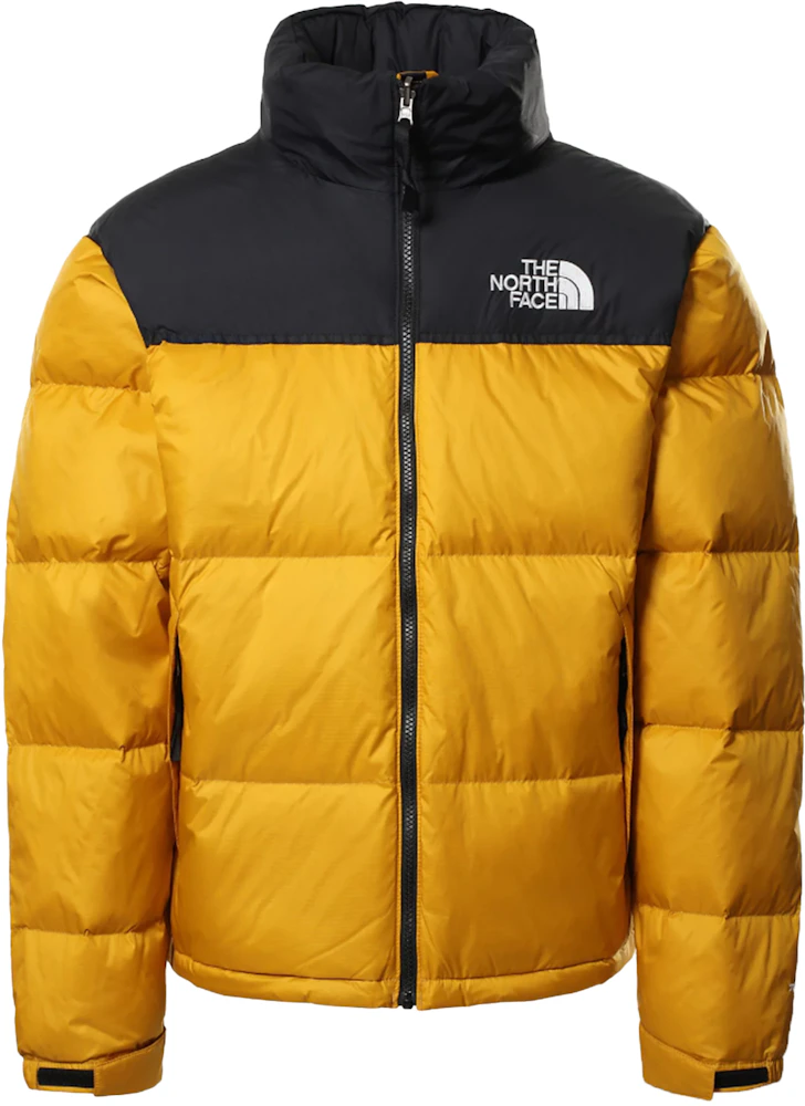 North Face Retro Nuptse 700 Fill Packable Jacket Arrowwood Yellow Men's - - US