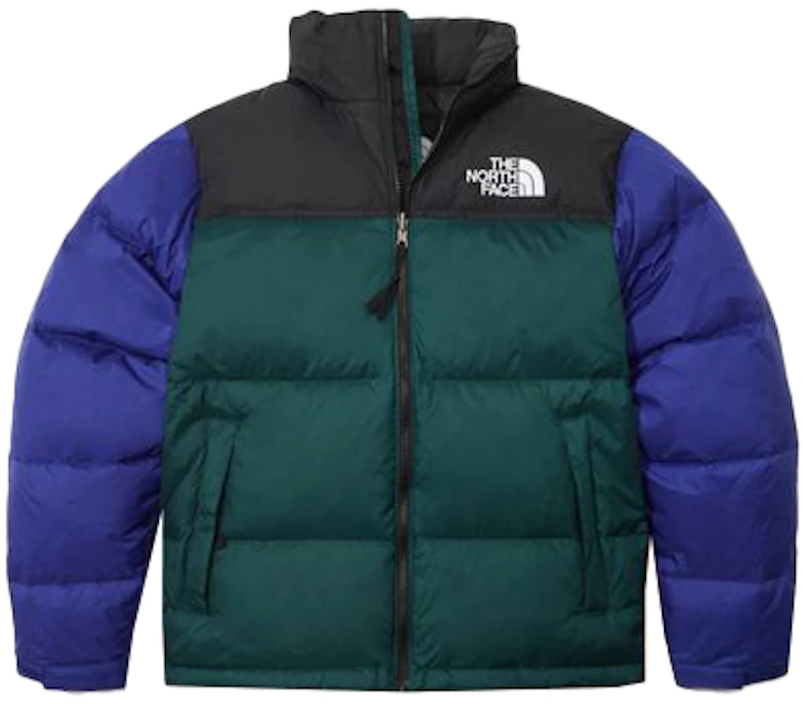 The North Face 1996 Retro Nuptse 700 Fill Packable Jacket Red  Orange-Transantarctic Blue Homme - FW21 - FR