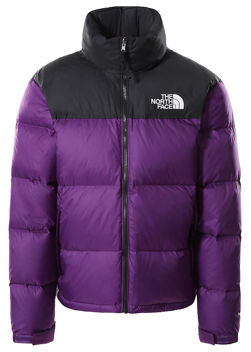 Purple north face deals puffer