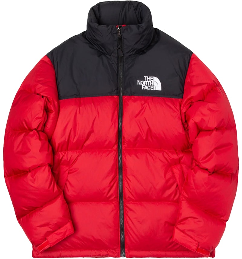 1996 Retro Nuptse Jacket North Face Abrigo Rojo Retro Nuptse