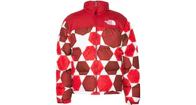 The North Face 1996 Retro Nuptse IC Geo Print Jacket Fiery Red