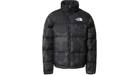 The North Face 1996 Retro Nuptse IC Geo Tonal Print Jacket Black